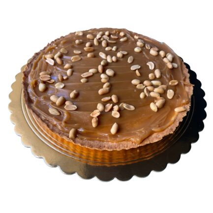 Crostata frangipane caramello e arachidi